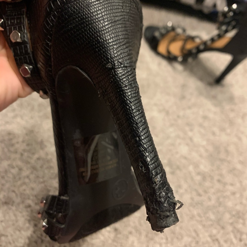 Black heels